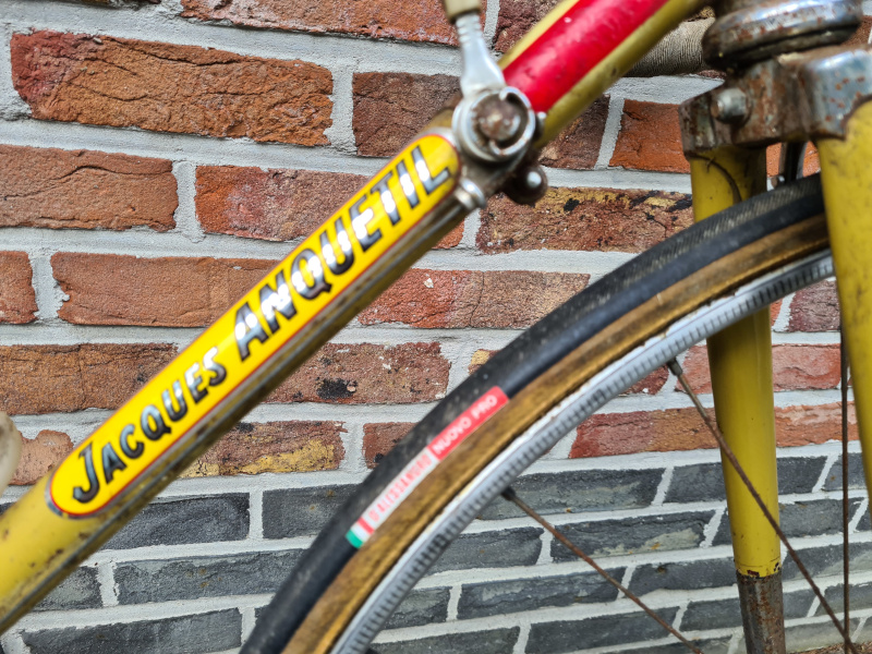 Anquetil race bike Reynolds 531 with Campagnolo Record