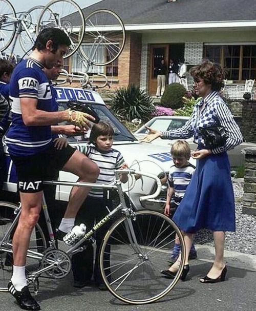 Merckx fiat his bike Retro steel bikes 