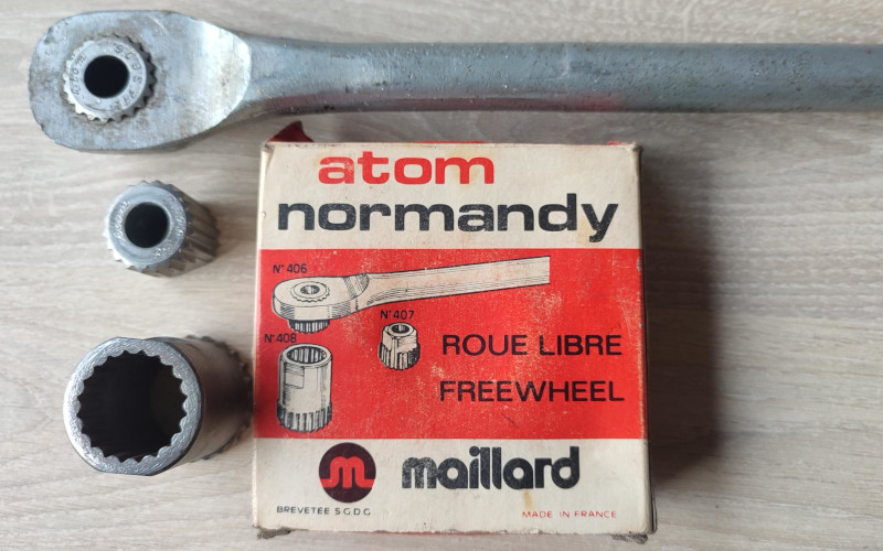 Maillard Atom Normandy freewheel, freewheel & tool for BB