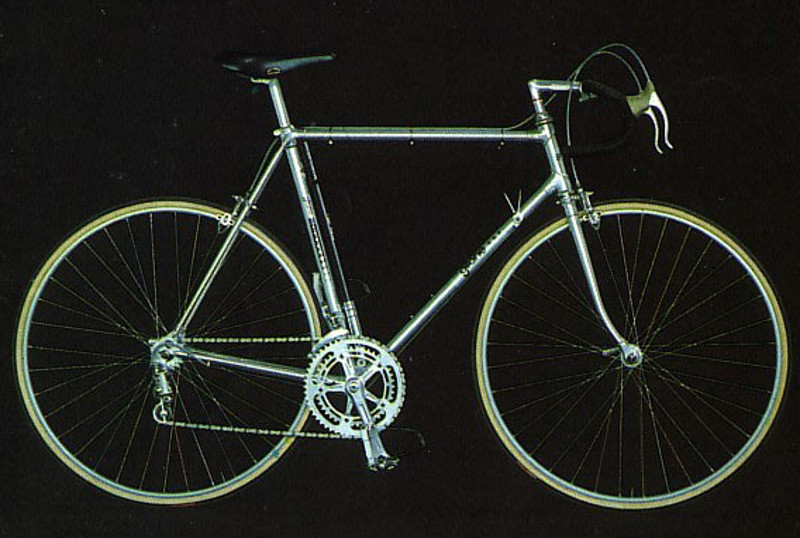 vintage steel race bike Gitane Alan 1978
