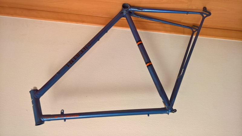 retro steel bicycle frame Chesini Precision