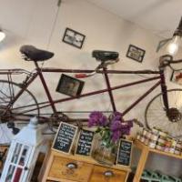Le Tandem 1936 bistro and bicycle repair place